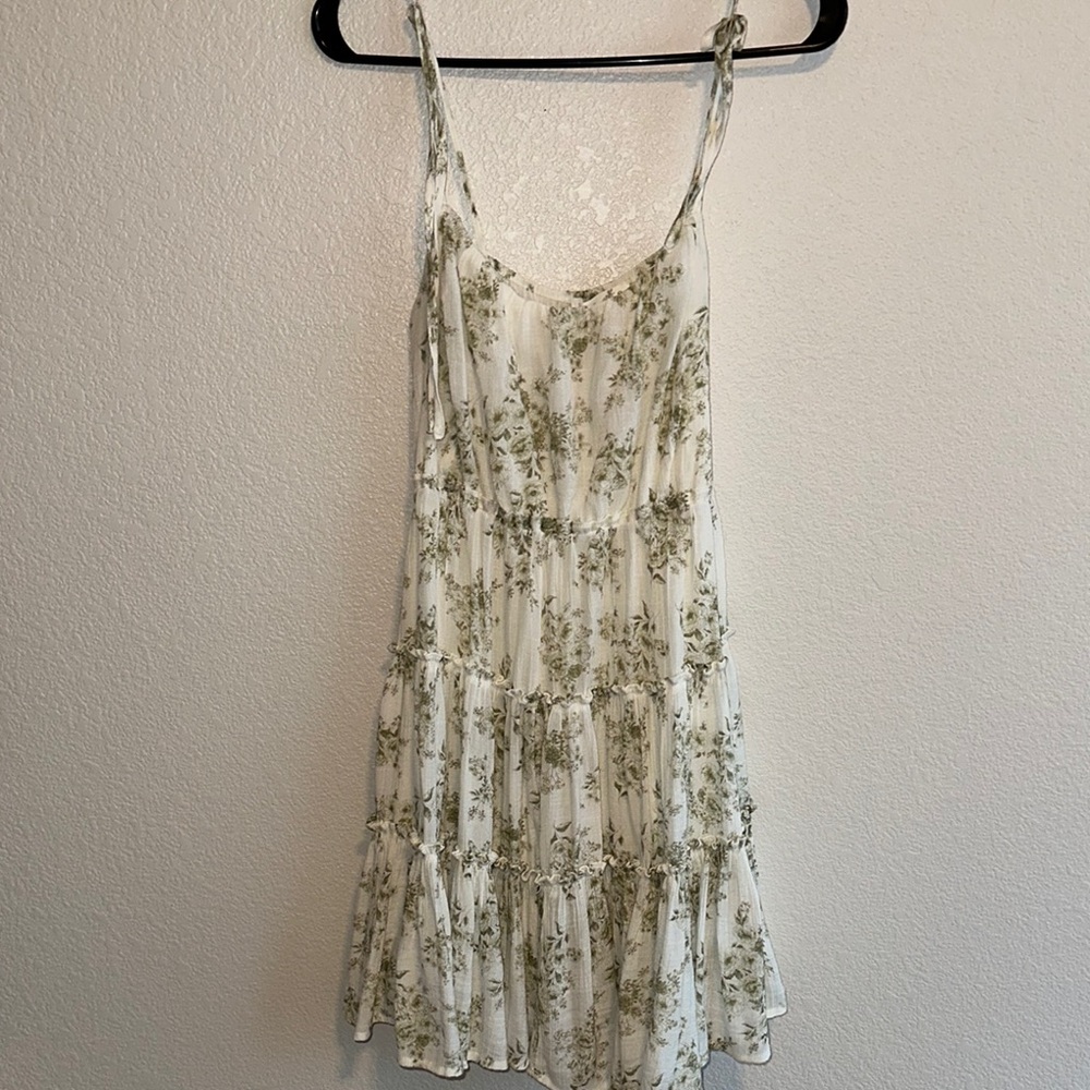 Altar'd State White Smocked Tiered Sundress